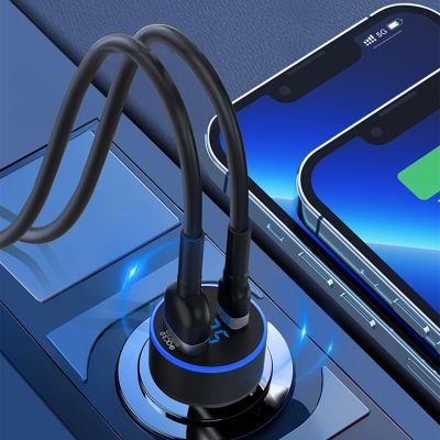 12. Wozinsky WDCCAC USB-C USB-A 36W Autoladegerät - Schwarz