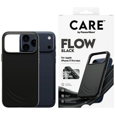 CARE by PanzerGlass Feature FLOW MagSafe Case für iPhone 17 Pro Max - Schwarz
