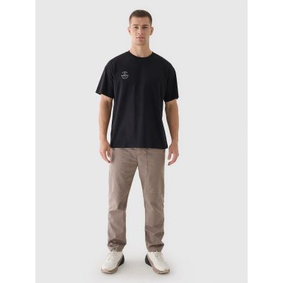 3. Glattes Unisex-Oversize-T-Shirt 4F 4FRAW24TTSHU2672-20S