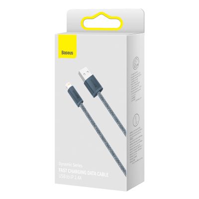 5. Baseus Kabel für iPhone USB - Lightning 2m, 2.4A grau (CALD000516)