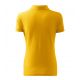 2. Malfini Cotton W MLI-21304 Gelbes Poloshirt