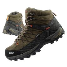 CMP Rigel Herren Trekkingschuhe Leder strapazierfähig wasserdicht knöchelhoch oliv