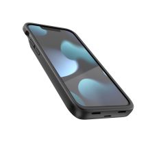 Tech-Protect PowerCase-Hülle für iPhone 12 mini / 13 mini mit 4700-mAh-Powerbank – Schwarz