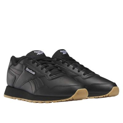 2. Herren-Sportschuhe Reebok Glide, Lifestyle-Sneaker aus Leder für den Alltag, schwarz (GZ2324)