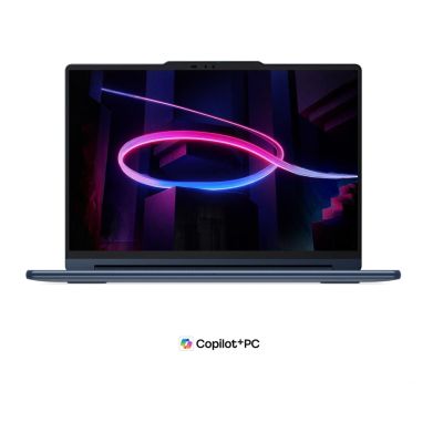 16. Lenovo Yoga 9i 2-in-1 Aura Edition 14IPH11 Ultra 7 355 14" 2.8K OLED 500 Nits glänzend 32 GB LPDDR5X-7467 SSD 512 GB Intel Graphics WiFi 7 + BT Kamera 5,0 MP + IR 70 Wh Windows 11 Cosmic Blue