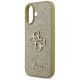 6. Guess Fixed Glitter Big 4G Hülle für iPhone 17 - Gold