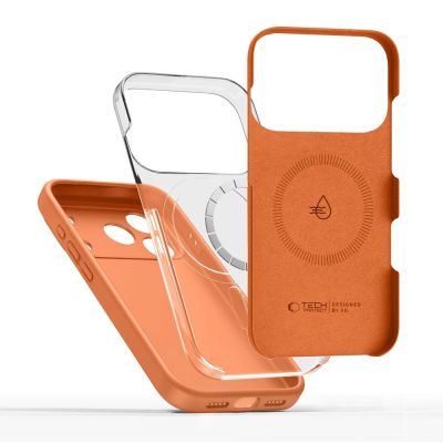 5. Tech-Protect Silikon-MagSafe-Hülle für iPhone 17 Pro – Orange