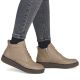 6. Beige Leder-Keilstiefeletten für Damen Rieker Y4304-20