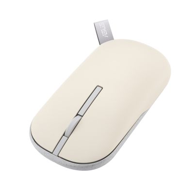 4. ASUS Marshmallow Maus MD100, beidhändig bedienbar, kabellos (RF) + Bluetooth, optisch, 1600 DPI
