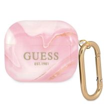 Guess GUA3UNMP AirPods 3 Cover Pink/Pink Marble Collection
