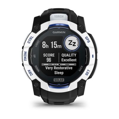 15. Garmin Instinct 3 Solar 010-02935-03 Smartwatch 50 mm Schwarz und Weiß