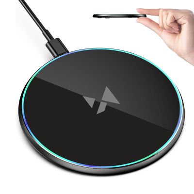 5. Wozinsky WLI-01Y 15W Qi Induktives Ladegerät mit USB-C Kabel - Schwarz