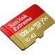 4. SANDISK EXTREME microSDXC 128 GB 190/90 MB/s A2