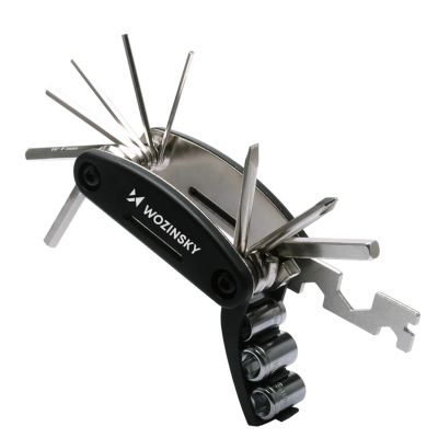 7. Wozinsky WWZ-01N 16-in-1 Multifunktions-Fahrradreparaturset – Schwarz