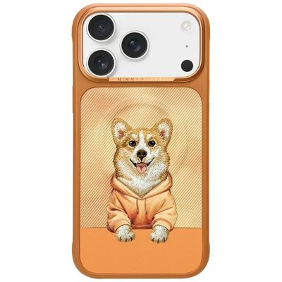Nimmy Gentle Pets Series Hunde-MagSafe-Hülle für iPhone 17 Pro Max – Orange