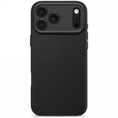 Decoded Antimikrobielle Silikon-Backcover MagSafe Case für iPhone 17 Pro Max – Schwarz