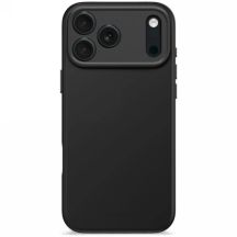Decoded Antimikrobielle Silikon-Backcover MagSafe Case für iPhone 17 Pro Max – Schwarz