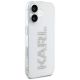 4. Karl Lagerfeld IML Strass Logo iPhone 16 Hülle - Transparent