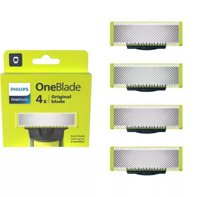 2. PHILIPS QP 240/50 One Blade Ersatzklingen (4 Stück)