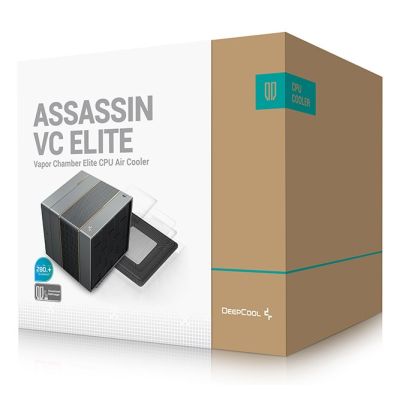 21. DeepCool ASSASSIN VC ELITE Prozessor-Luftkühler 120/140 mm Schwarz 1 Stück.