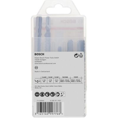 2. Bosch 2 607 011 438 Stichsäge, Stichsägeblatt und Kreissägeblatt Stichsägeblatt Hartmetall 15 Stück.