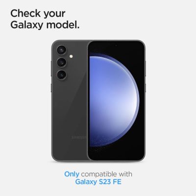 5. Spigen Glas.tR EZ Fit Optik Kameraschutz für Samsung Galaxy S23 FE – Schwarz 2 Stk.