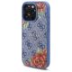 2. Guess 4G Flowers Print MagSafe Hülle für iPhone 16 Pro - blau