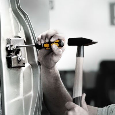 Kraftform-Schraubendreher-Set zum Schlagen + Aufhänger, 6-teilig