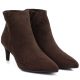 13. Gefütterte Damen-Ankle-Boots mit niedrigem Absatz, Wildleder, braun, Sergio Leone BT-65