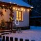14. NEONSCHNEEMANN WEISS 81 LED BATTERIEBETRIEBEN 14,5x96CM LUCA