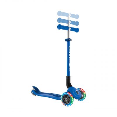 4. SMJ Globber 3-Rad Primo Faltbarer Lichtroller 432-100-3