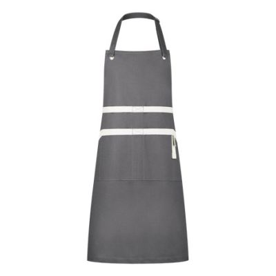 Le Creuset Kochschürze 89 x 79 cm, klassisches Perlgrau