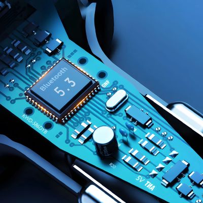 6. Dudao R2PRO+ Sender mit PD25W Bluetooth 5.3 RGB-Ladeanschlüssen - Schwarz und Silber