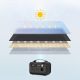 5. Choetech SC009-V2 faltbares Solarladegerät 100 W USB-C / 2x USB-A PD QC – Schwarz