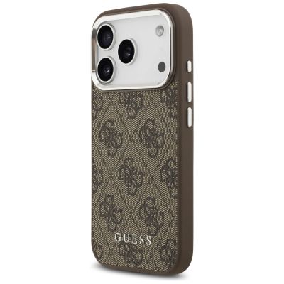 2. Guess 4G Classic Logo MagSafe Case für iPhone 17 Pro Max - Braun