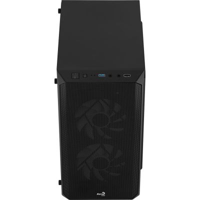7. AEROCOOL GS CS-107-A-BK-v2 FRGB GEHÄUSE