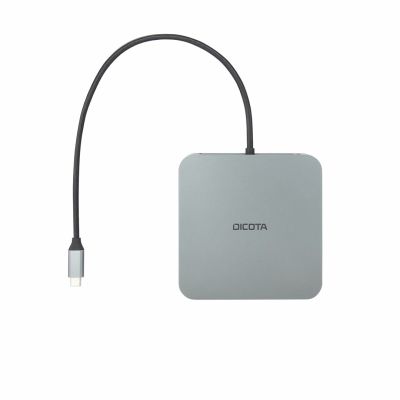 4. Dicota USB-C 10-in-1 Dockingstation 8K HDMI PD 100W silber
