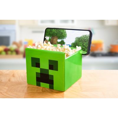 5. PP Minecraft Creeper Streaming Snack Bowl
