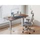 4. Equip 650813 Stehtischgestell, elektrisch betrieben, 2 Beine, Grau