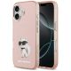 Karl Lagerfeld IML Aquarelle Choupette & Logo MagSafe iPhone 17 Hülle - Rosa