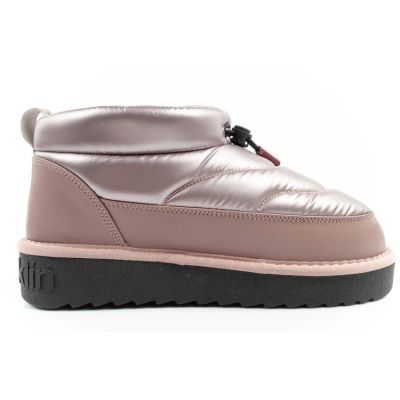 4. D.Franklin Damen Schneestiefel Winter Modische Isolierte Stiefeletten Roségold