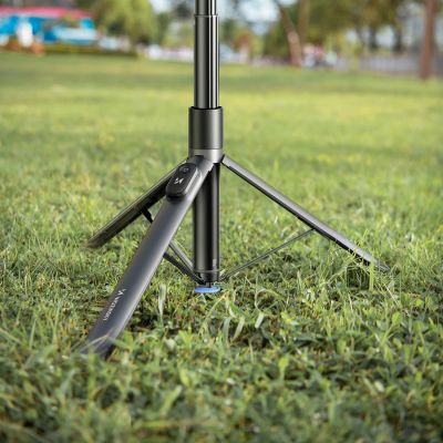 19. Selfie-Stick Wozinsky WRZP1 mit automatisch ausfahrbaren Beinen, Stativfunktion, 1,7m - schwarz
