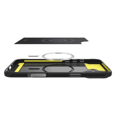 8. Spigen Rugged Armor MagSafe Hülle für iPhone 16 – Schwarz