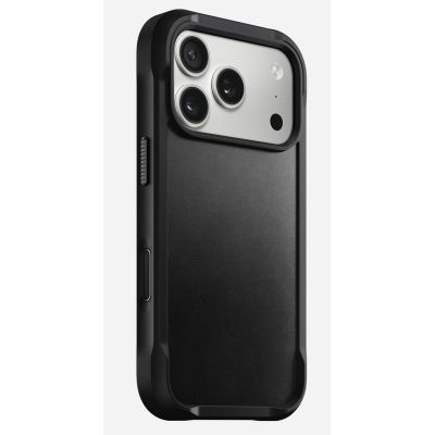 Nomad Robuste Lederhülle für 16 cm (6,3") Mobiltelefone, Schwarz
