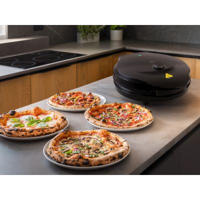 6. ELDOM PIZZAMASCHINE ST1000 PIZZO 1450W PLATTENDURCHMESSER 32 CM