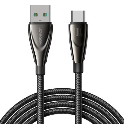 Joyroom Pioneer Series SA31-AC6 USB-A / USB-C Kabel 100W 1,2m - Schwarz