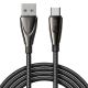 Joyroom Pioneer Series SA31-AC6 USB-A / USB-C Kabel 100W 1,2m - Schwarz