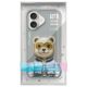12. Nimmy Cool&Cute 2.0 Bärenhülle für iPhone 16 - Grau