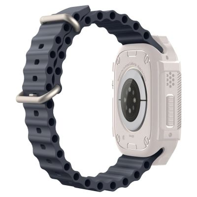 9. Spigen Rugged Armor Hülle für Apple Watch Ultra 1/2 (49 mm) – Beige