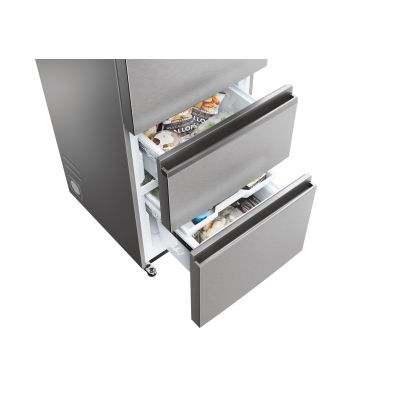 28. Haier HTW5620DNMG Mehrtüriger Kühlschrank (Edelstahl)